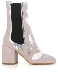 Сапоги 70 мм из замши, серый Laurence dacade