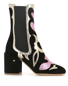 Сапоги 70 мм из замши, черный Laurence dacade