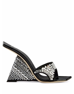 Мюли Akira Shine с кристаллами, черный Giuseppe zanotti