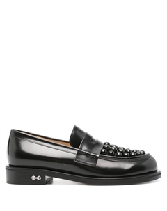 Лоферы с заклепками, черный Mach & mach
