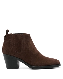 Ботильоны из замши высотой 65 мм, коричневый Tod's