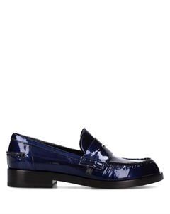 Лакированные темно-синие мокасины, синий Premiata