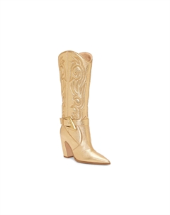 Сапоги Biancaa Cowboy Boot, золотой Vince camuto