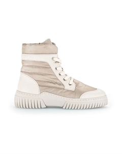 Кожаные высокие кеды, бежевый Gabor