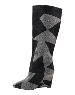 Ботинки Boots, черный/серебристый Faina