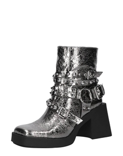 Ботинки женские Boots Kolton на каблуке, серебряный Steve madden