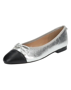 Балетки Ballet Flats, серебряный Steve madden