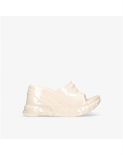 Сандалии на танкетке из резины Marshmallow, белый Givenchy