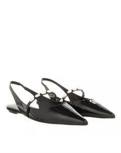 Балетки emlia pearlita с пяткой на пятке, черный Stuart weitzman