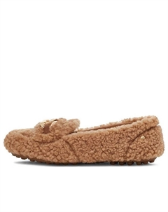 Тапочки слипоны удобные мокасины, коричневый Ugg