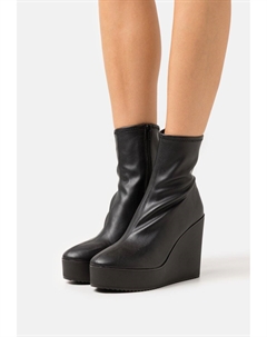 Ботильоны на платформе, черный Steve madden