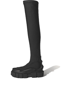 Кроссовки оригинальные супергладкие длинные ботинки x ivy park, черный Adidas