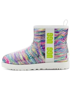 Зимние ботинки классические прозрачные мини, белый Ugg
