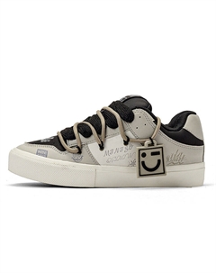 Скейтбордические кеды Dream M Series унисекс с низким верхом бежево-коричневого цвета Miniso