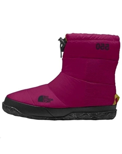 Женские зимние ботинки Nuptse стеганые на кулиске, фиолетовый The north face