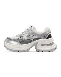 Кроссовки CВ°BANNER Chunky Sneakers Women's Low-Top Silver C°banner