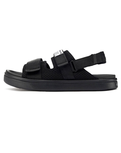 Пляжные сандалии унисекс черный/серый/хаки Descente