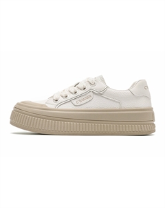 Кроссовки Skateboarding Shoes Women's Low-top Milk Tea Color, бежевый C°banner