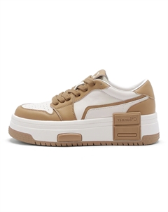 Кроссовки Skateboarding Shoes Women's Low-top Khaki, хаки C°banner