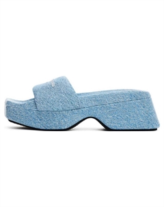 Шлепанцы Float с принтом, синий Alexander wang