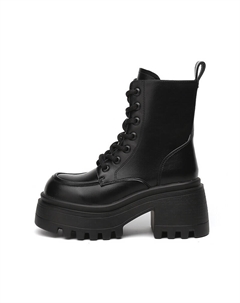 Ботинки женские Martin на шнуровке и платформе, черный Daphne