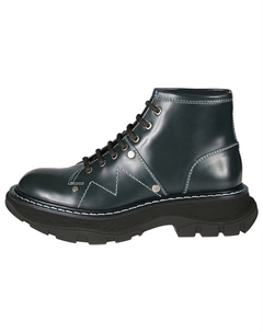 Ботинки женские Tread Ankle, зеленый / серебристый Alexander mcqueen