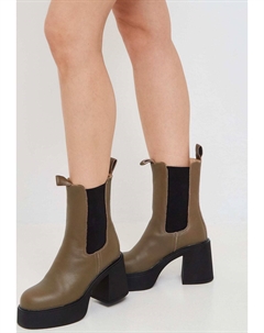 Ботильоны на платформе, бежевый Cesare gaspari