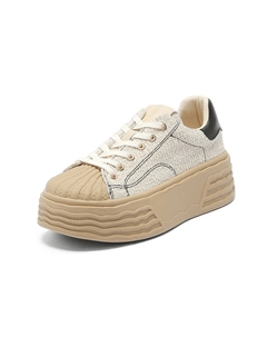 Кроссовки Skateboarding Shoes Women's Low-top Khaki, хаки C°banner