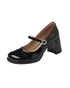 Туфли Мэри Джейн женские, черный Quicheshoes