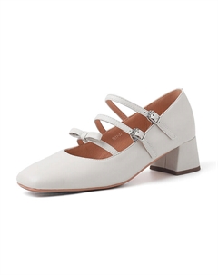 Туфли Мэри Джейн женские, серебряный Quicheshoes