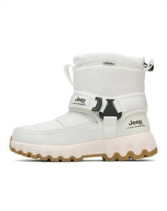 Зимние ботинки с ремешком на липучке, белый Jeep