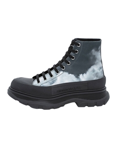 Ботинки с принтом, черный / синий Alexander mcqueen