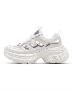 Кроссовки Chunky Sneakers Women's Low-top, серебряный C°banner