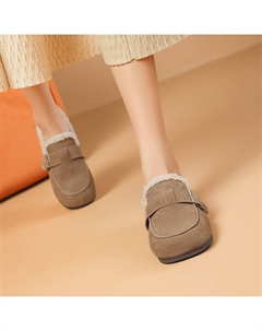 Зимние ботинки женские, цвет Camel (Heel Height 1.5cm) Josiny