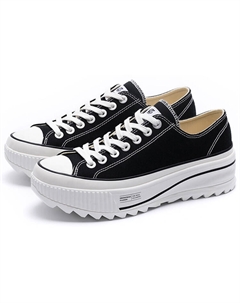 Кеды унисекс с низким верхом обсидиановые черные/белые Excelsior