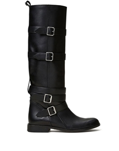 Сапоги с пряжками, черный Twinset