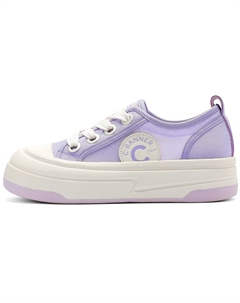 Туфли женские на платформе с низким верхом, фиолетовые C°banner