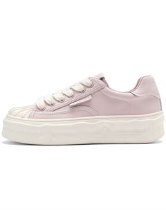 Стильные женские кеды для скейтбординга с низким верхом фиолетового цвета C°banner