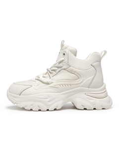 Кроссовки Chunky Sneakers Women's High-top, бежевый C°banner