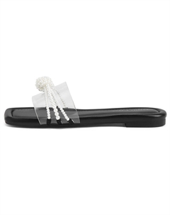 Шлепанцы женские черные Charles&keith