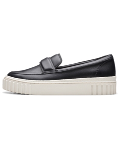 Лоферы женские черные Clarks