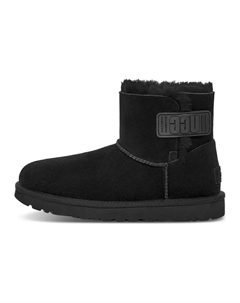 Ботинки зимние женские Mini Bailey Logo, черный Ugg