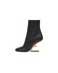 Ботинки First Round Toe Ankle, черный Fendi