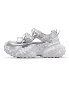 Кроссовки CВ°BANNER Chunky Sneakers Women's Low-Top Silver C°banner