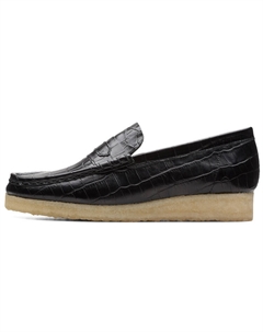 Лоферы женские Originals Low-top черного цвета Clarks