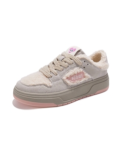 Кроссовки Sesame Street X Lifestyle Shoes Women's Low-top Beige/Pink, розовый Feiyue.®