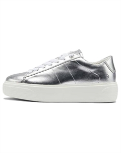 Кроссовки Skateboarding Shoes Women's Low-top Silver, серебряный Ecco