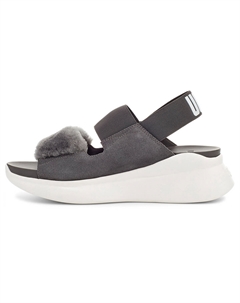 Пляжные сандалии женские угольно-серые Ugg