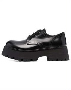 Женские ботинки на платформе, черный Alexander mcqueen