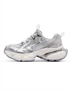 Кроссовки Chunky Sneakers Women's Low-top, серебряный C°banner